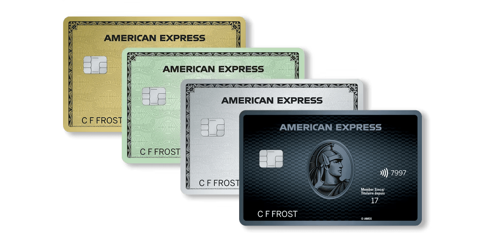 American Express cards